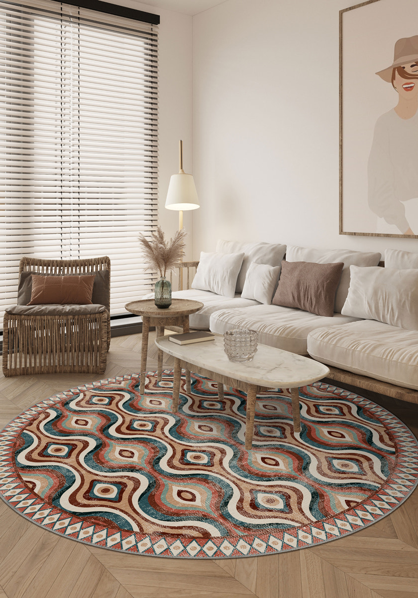 Solara Colorful Retro Rug