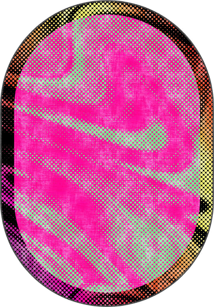Neonique Pink Pop Art Rug