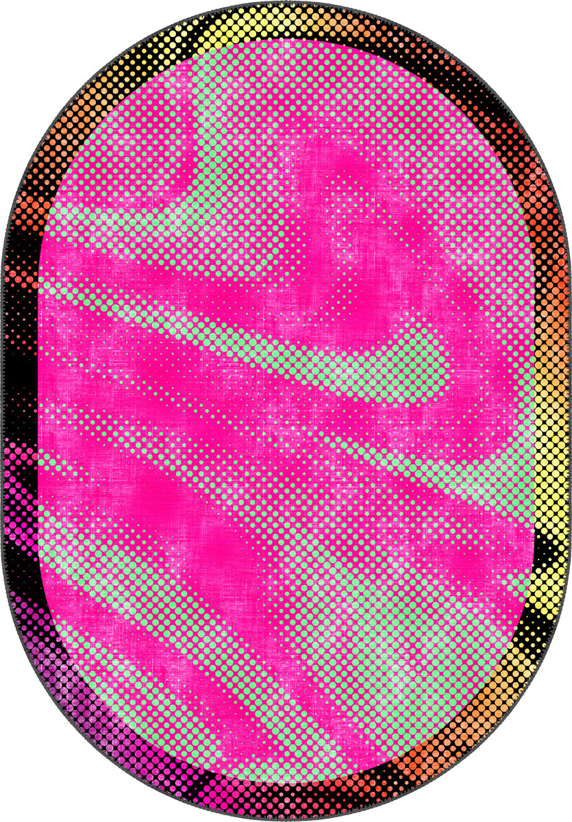 Neonique Pink Pop Art Rug