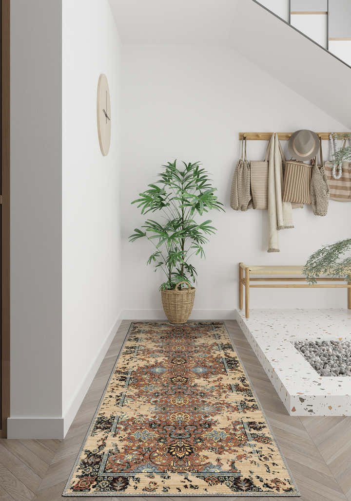 Sorelle Terracotta Distressed Rug
