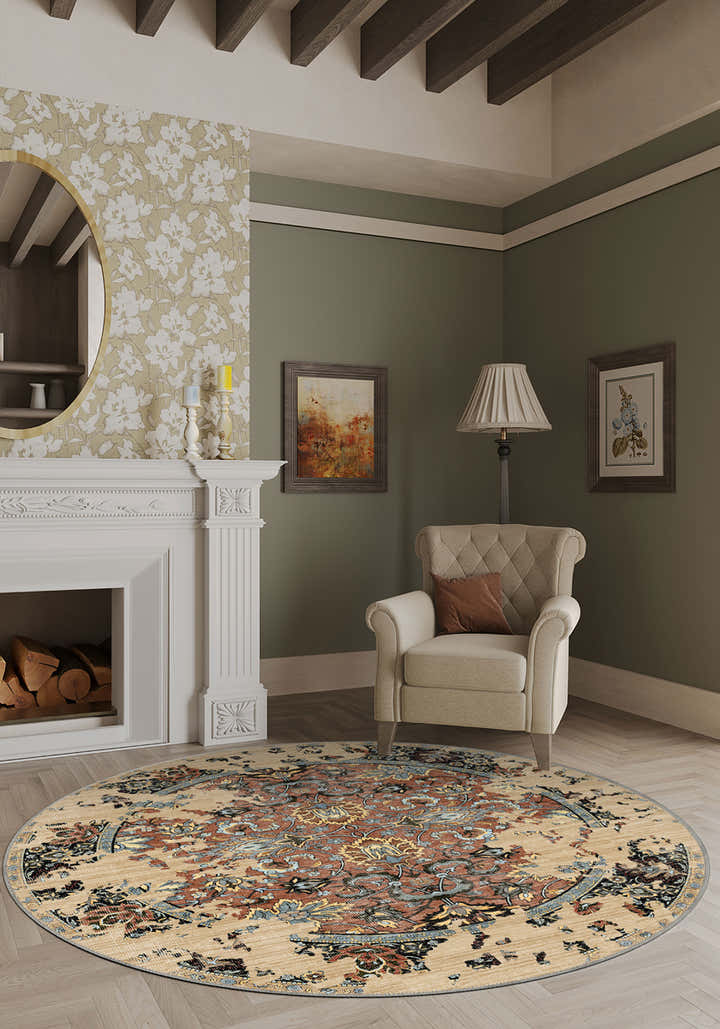 Sorelle Terracotta Distressed Rug