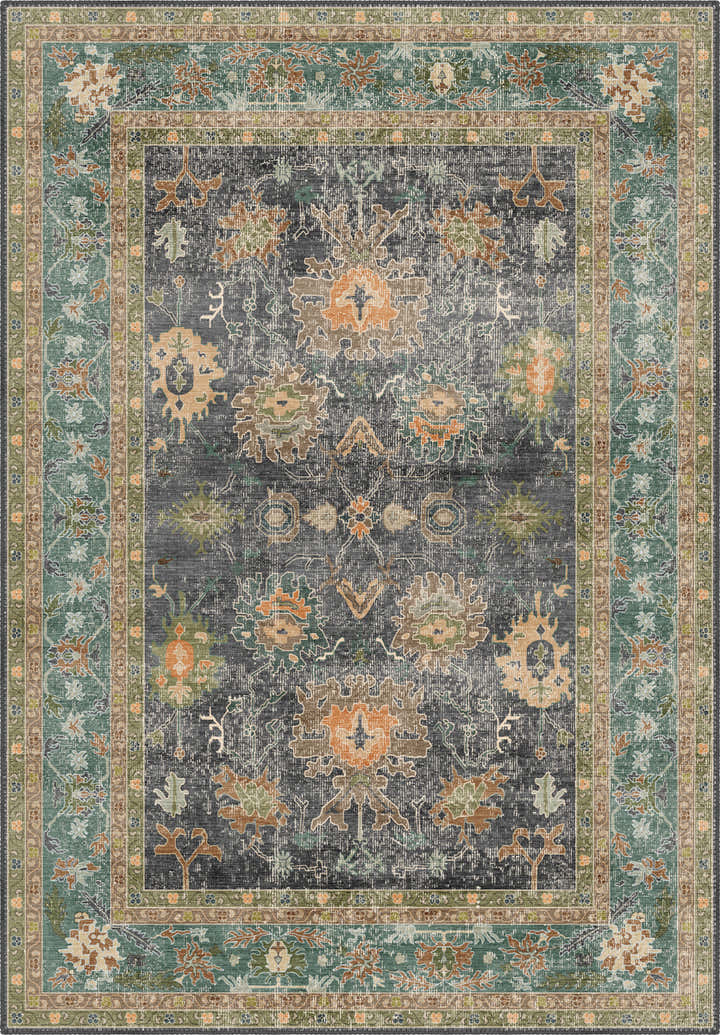 Alara Charcoal Oushak Rug