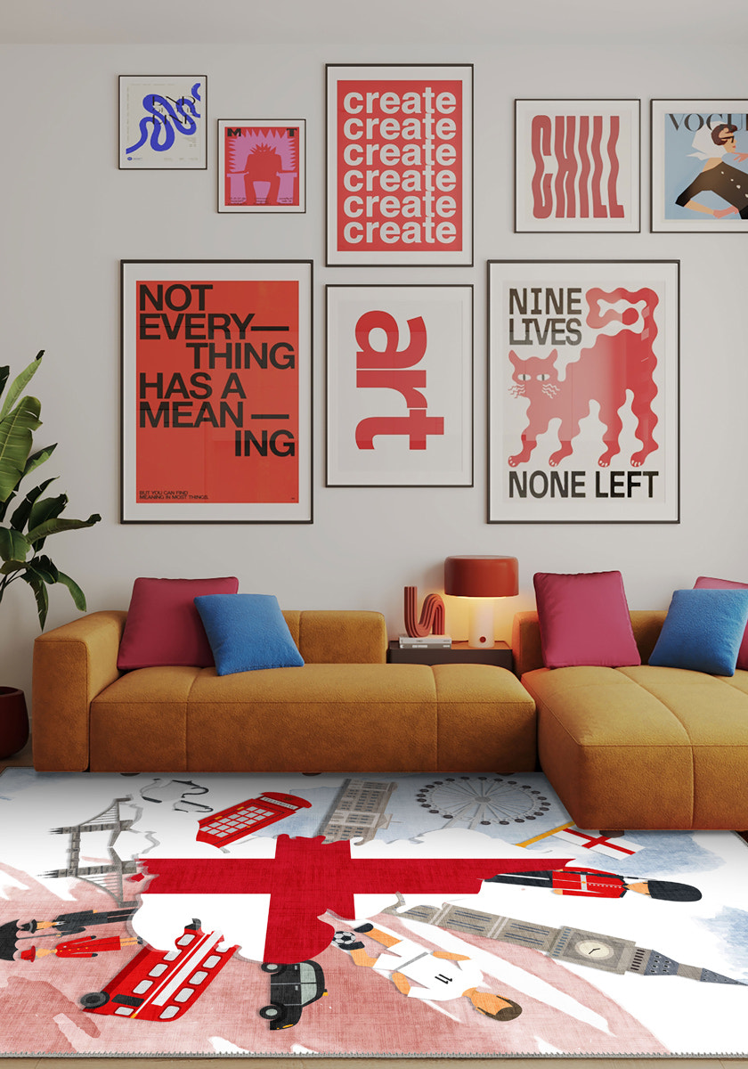 Albion England Landmark Rug