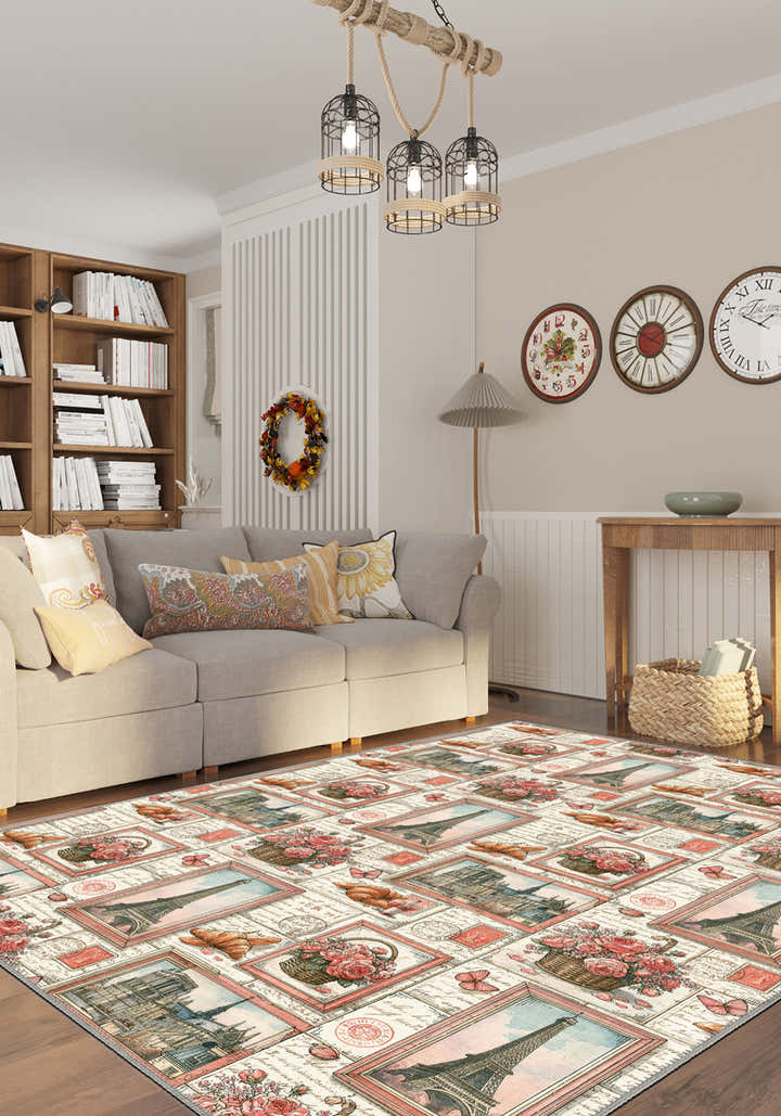 Emily Romantic Parisian Rug