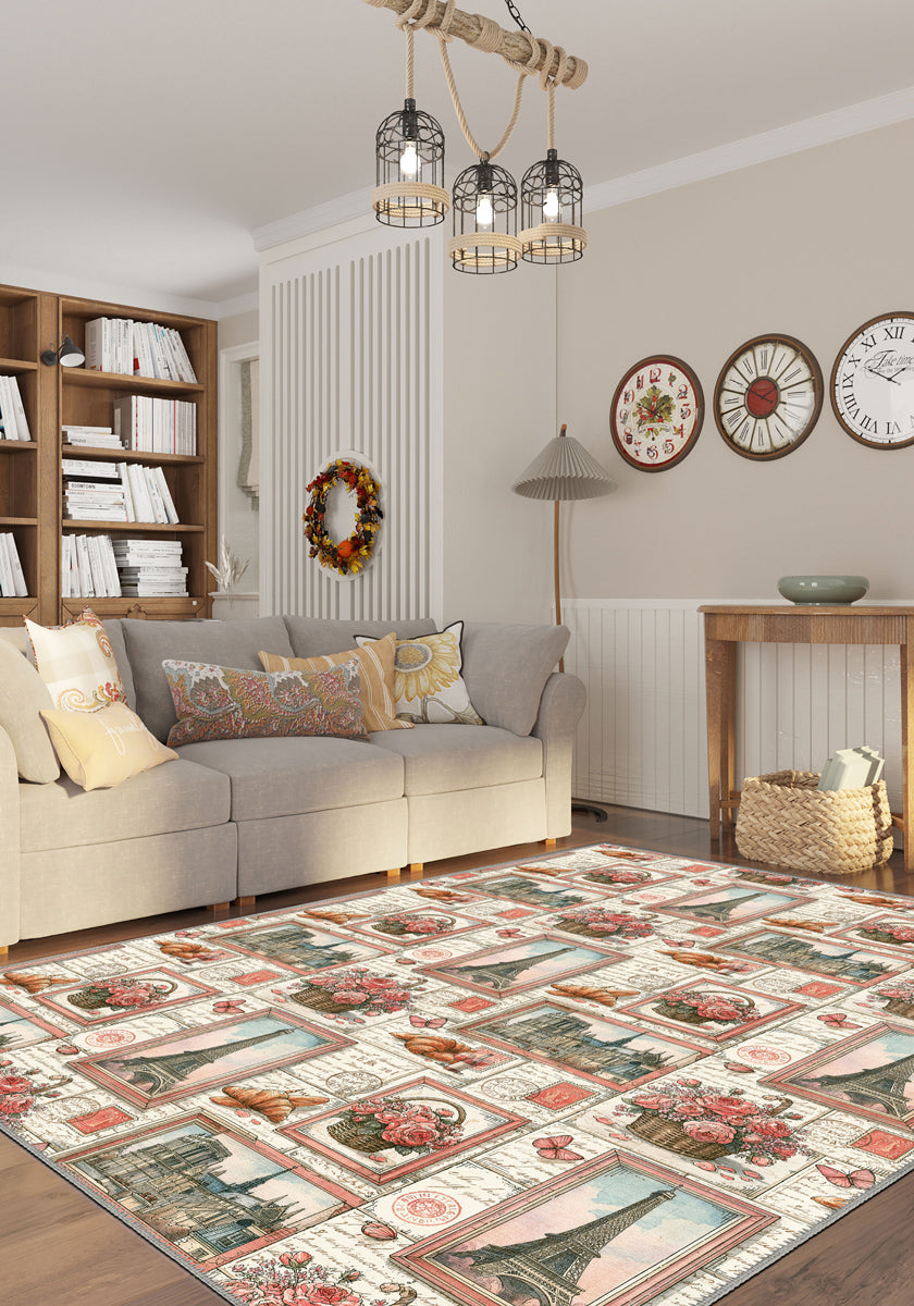 Emily Romantic Parisian Rug
