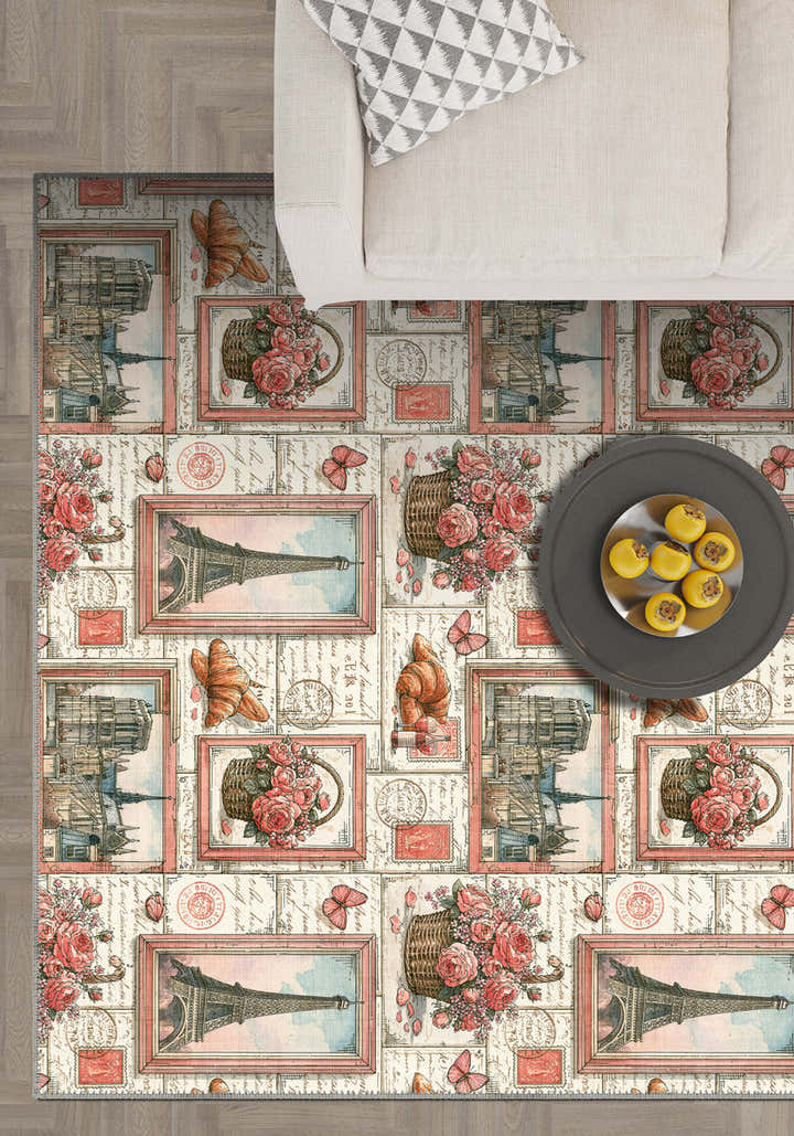 Emily Romantic Parisian Rug