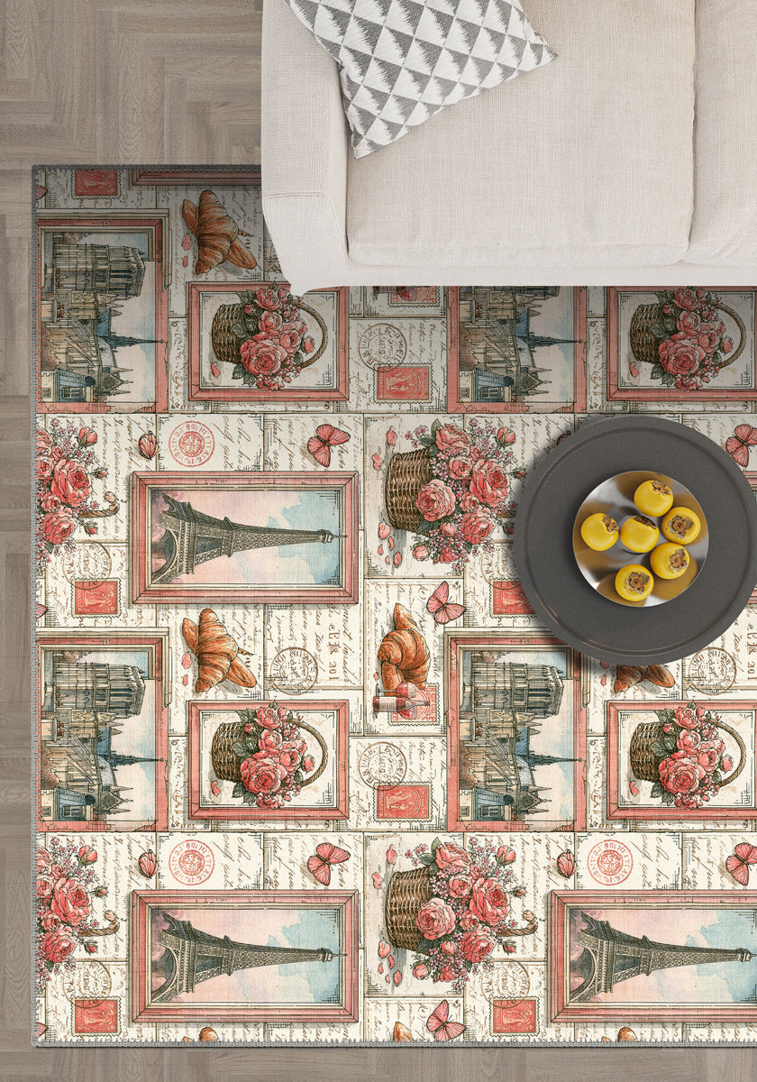 Emily Romantic Parisian Rug