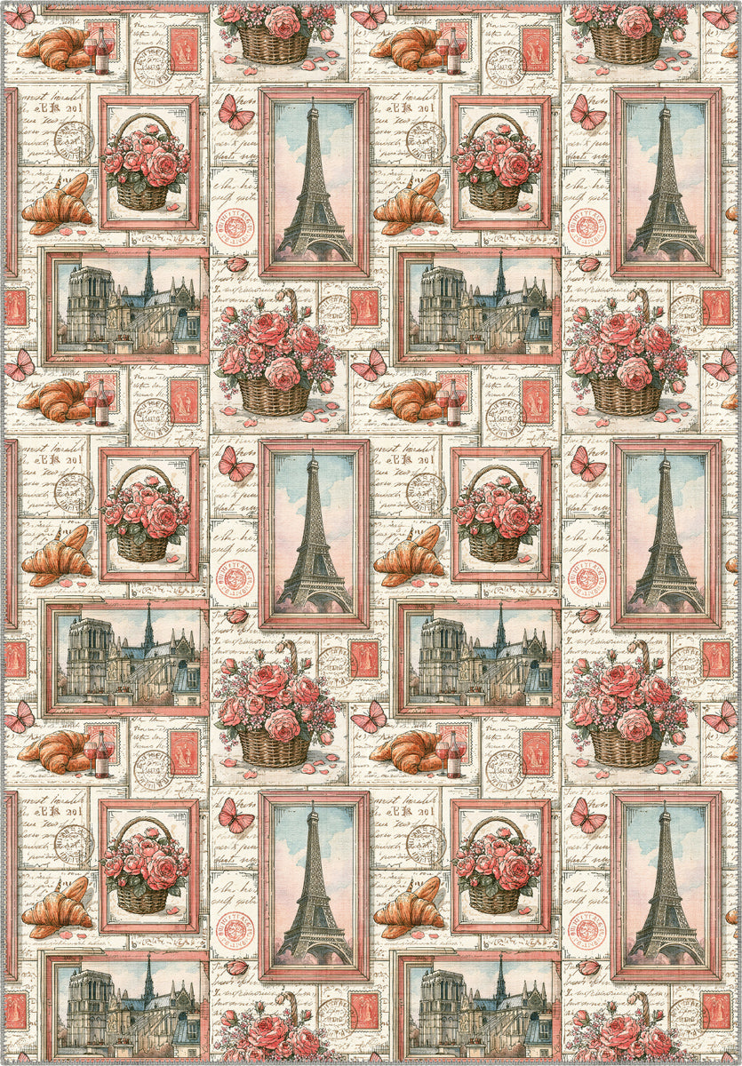 Emily Romantic Parisian Rug
