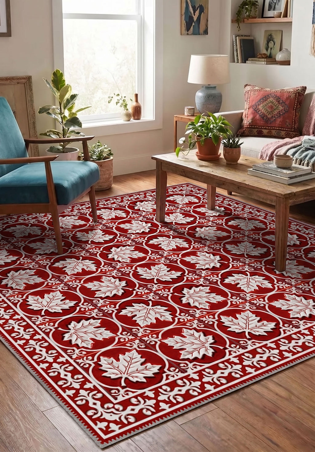 Laurent Maple Leafs Canadian Rug