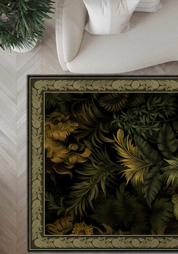 Alaric Floral Green Rug